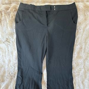 Express latch lock black dress pants.